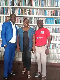 Library tour at Azaiki Public Library