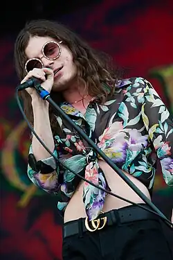 Børns performing at day two of Boston Calling, May 2016