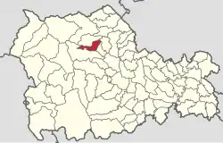 Location in Neamț County