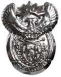 BADGE - Insignia - Rank - MMD - Collar Badge - Cols - SA Army - Chrome - right