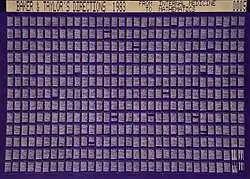 A typical COM diazo microfiche