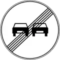 Overtaking prohibition ends (RS)