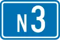National Route 3 shield}}