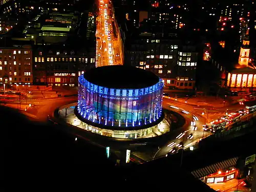 Image 29London IMAX has the largest cinema screen in Britain with a total screen size of 520 m2. (from Film industry)