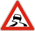 А15 Slippery road