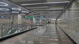 Concourse of KOTAK BKC Metro Station