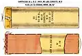 1914 60&nbsp;lb ½ charge cordite MD size 37 cartridge