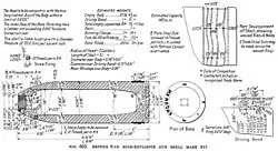 British Mk XVI HE shell, WWI.