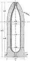 210 pound Mk I common shell