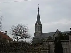 The church in Bourg