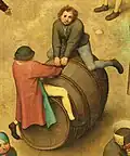Riding the barrel