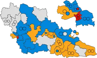 2011 results map