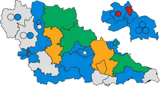 2019 results map