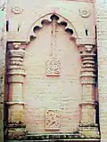 Back design of mosque