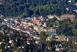 View of Baden-Baden from Mount Merkur