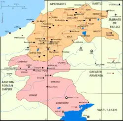 Bagratid Iberia and lands acquired by it in the late 10th century