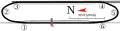 A flat oval
