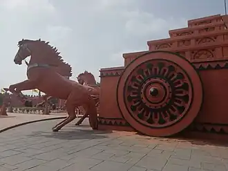 Bahubali film set in Ramoji Film City, Hyderabad, India