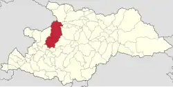Location in Maramureș County