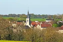 A general view of Baigneux-les-Juifs