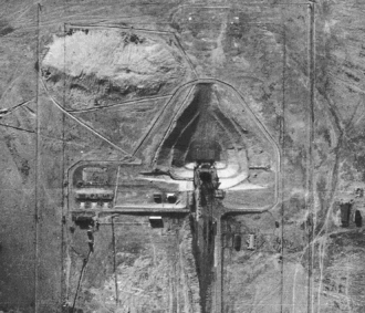 U-2 photograph of R-7 launch pad in Toretam