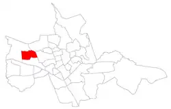 The bairro in District of Sede