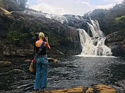 Baker's Falls view from a distance