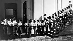 Pupils and teachers. 1902