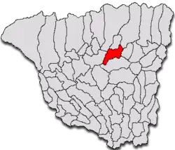 Location in Gorj County