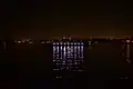 Balboa Island Ferry at night