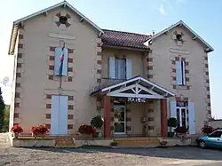 The town hall in Baleyssagues