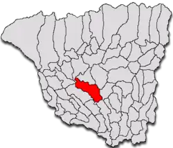 Location in Gorj County