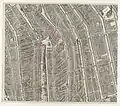 Map of Amsterdam, 1625, unpainted folio showing the city center, version from Rijksmuseum