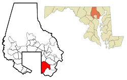 Location in the U.S. state of Maryland