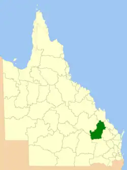 Location within Queensland