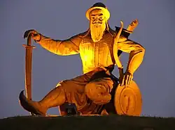 Statue of Baba Banda Singh Bahadur at Chappar Chiri