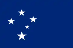 Flag of Cruzeiro do Sul, Acre
