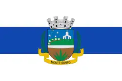 Flag of Monte Santo, Bahia