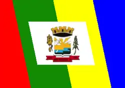 Flag of the municipality of Novo Tiradentes.