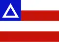 Alternative design of the Bahian flag, commonly used during the First Brazilian Republic (1889–1930).[citation needed]