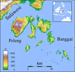 Banggai Islands Regency is located in Banggai Islands