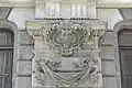 Bankalar Caddesi, detail at No. 9 (Assicurazioni Generali Office Building)