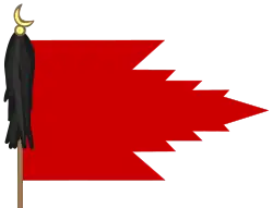 Banner type used by Timur during his campaigns, according to Pierre Lux-Wurm[91]