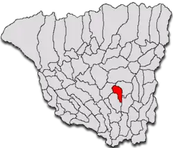 Location in Gorj County