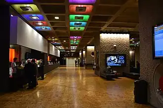The Barbican Centre's ceiling