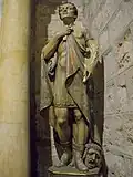 Saint Genis with theatrical mask