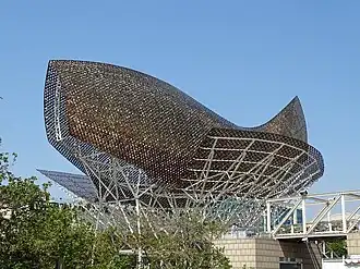 "El Peix", fish sculpture – Port Olímpic, Barcelona (1992)