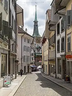 Zeitglockenturm and Barfüssergasse