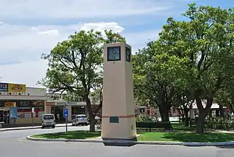 The Charles Sturt centenary clock tower, built in 1944