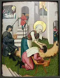Verena of Zurzach; the patron saint of sick and lepers, among other things
